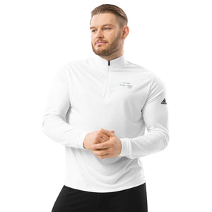 "I Have Faith. All Fear is Defeated." Men's Adidas Quarter Zip Pullover