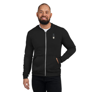 "Jesus Over Haters" Men's Lightweight Zip Hoodie